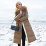 Winter Parka with Faux Fur Hood